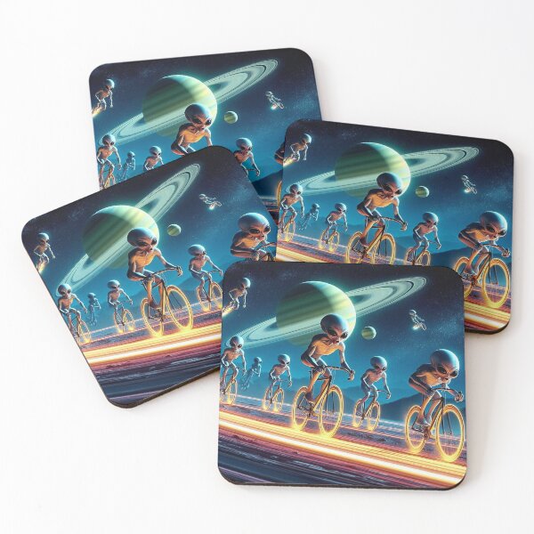 Item preview, aliens bicycle race designed and sold by Dogandesighn.