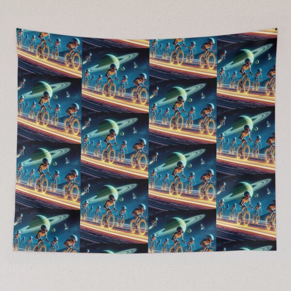 Item preview, aliens bicycle race designed and sold by Dogandesighn.
