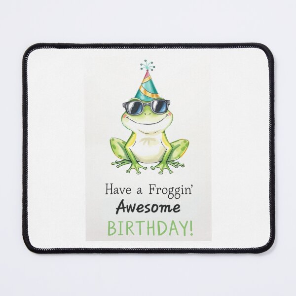 Item preview, Have a froggin awesome birthday cute kawaii meme gift balloons frog designed and sold by CheeseBlueprint.