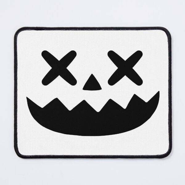 Item preview, Halloween Skull Smile – Hand-drawn Black mild pumpkin devil Face Kids Art designed and sold by YellowMagicJP.