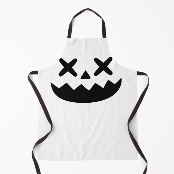 Item preview, Halloween Skull Smile – Hand-drawn Black mild pumpkin devil Face Kids Art designed and sold by YellowMagicJP.