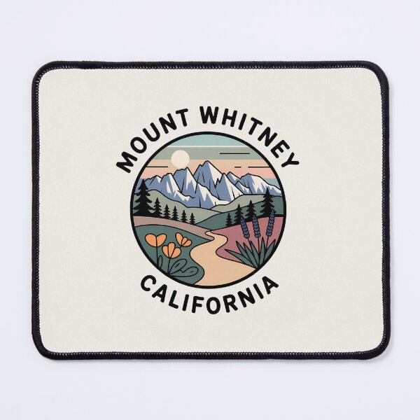 Item preview, Minimalist Mount Whitney California Sticker designed and sold by Horizon Tales.