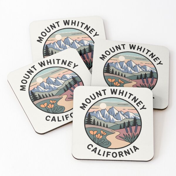 Item preview, Minimalist Mount Whitney California Sticker designed and sold by Horizon Tales.