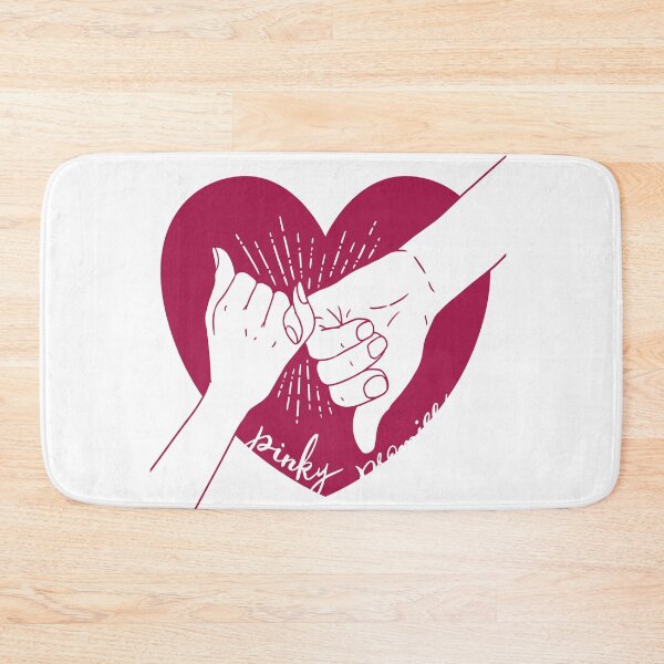 Item preview, Pinky promise in heart  designed and sold by sager4ever.