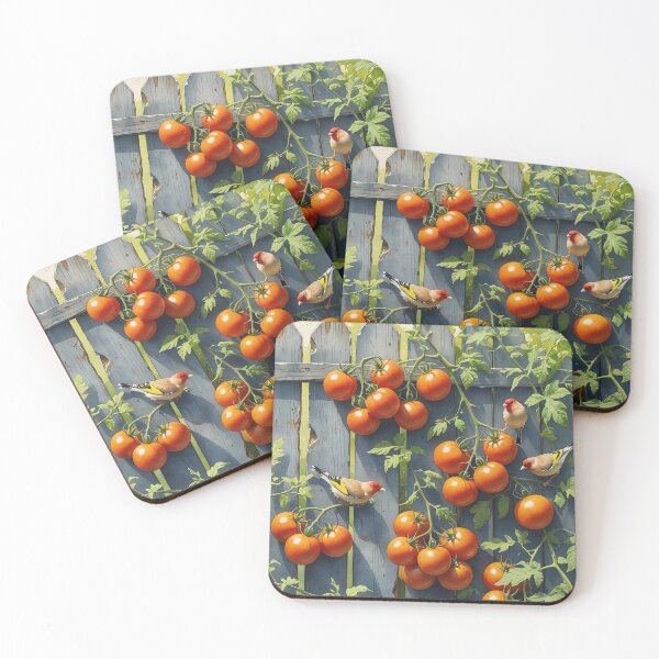 Item preview, Tomatoes & Goldfinches – Summer Ripening designed and sold by Deezyned.