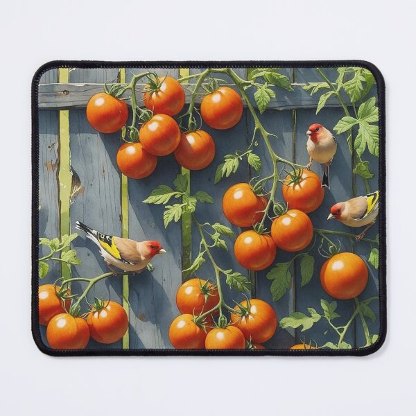 Item preview, Tomatoes & Goldfinches – Summer Ripening designed and sold by Deezyned.