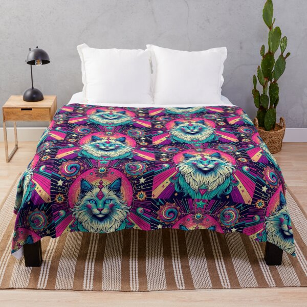 Item preview, Colorful mystic cat designed and sold by Dogandesighn.