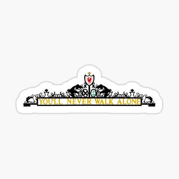 You’ll Never Walk Alone – Liverpool Shankly Gates Design Sticker