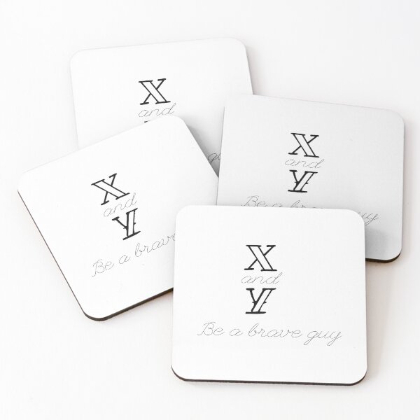 Item preview, x and y , be a brave guy designed and sold by Designfs.