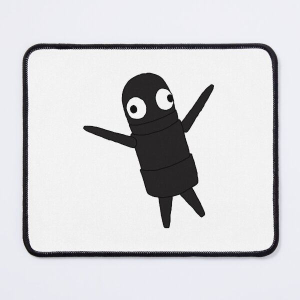 Item preview, REPO Game Black Cute Funny Character designed and sold by Hashi 0.