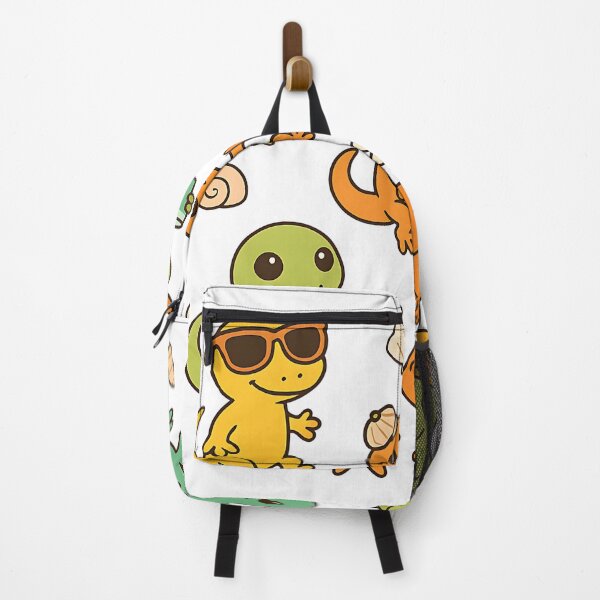 Item preview, Lizard Kawaii Geckos with Beach Accessories designed and sold by FunnySignalStudio.