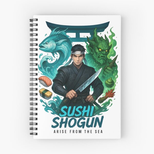 Item preview, Sushi Shogun – Arise from the Sea | Samurai Chef Streetwear Design designed and sold by Snackwear Apparel.