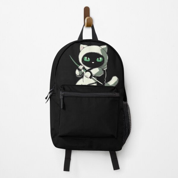 Item preview, Black Cat White NINJA designed and sold by CleverCulture.