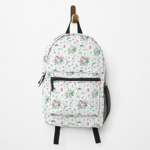Item preview, White, Pink, and Green Watercolor Floral Pattern – Elegant Botanical Seamless Design designed and sold by AlexeyevZurga.
