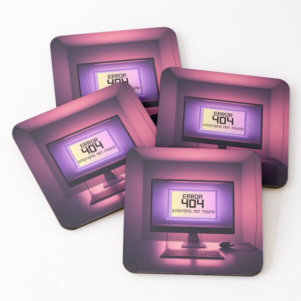 Item preview, Error 404: Emotions Not Found - Futuristic Cyber Aesthetic designed and sold by NK_designs.