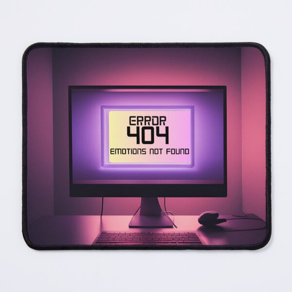 Item preview, Error 404: Emotions Not Found - Futuristic Cyber Aesthetic designed and sold by NK_designs.