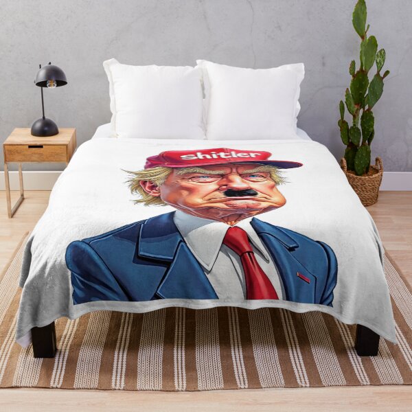 Item preview, shitler anti-oligarchs,,anti trump government Bumper decal For trump haters! designed and sold by ramwebroom.