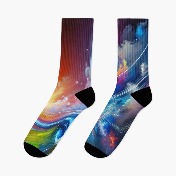 Item preview, “Cosmic Color Explosion – Abstract Energy Waves” designed and sold by Zenlines by Ralf Gradl.