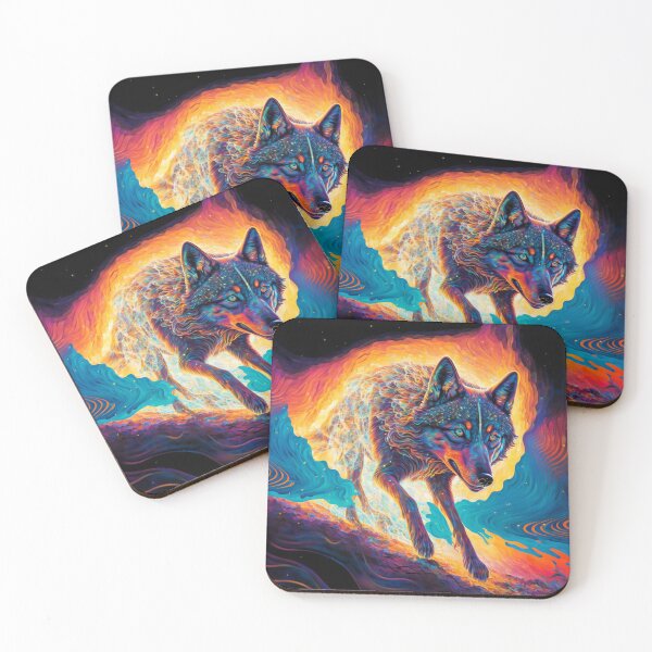 Item preview, 4D Wolf Spirit  designed and sold by CleverCulture.