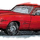 Car RED by Jorge Antunes