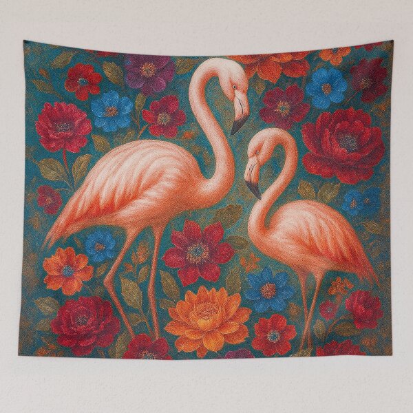 Item preview, Flamingo Serenade  designed and sold by NKArtFlow.