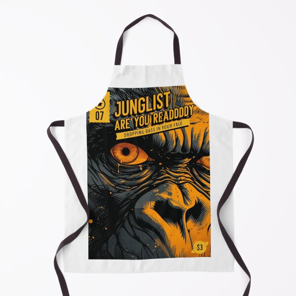Item preview, Junglists Drum N Bass Raver Dubstep EDM Ape Gorilla Junglist Are You Ready designed and sold by Ravermonkey.