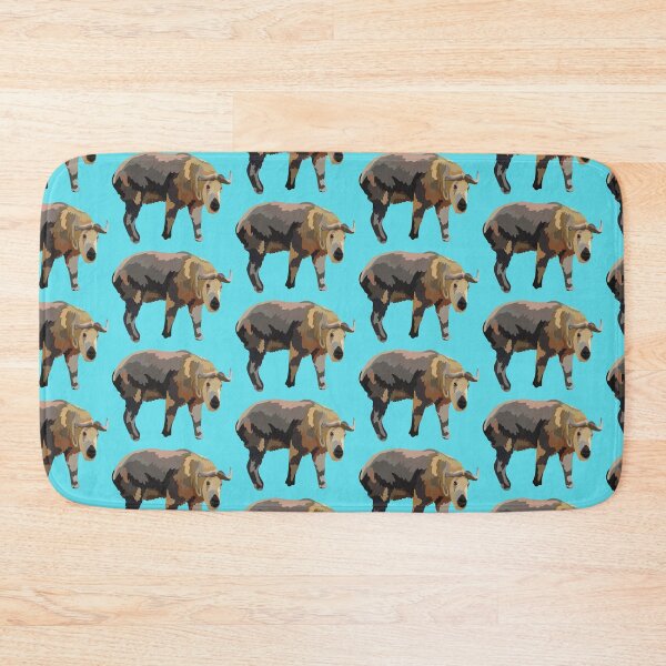 Item preview, S is for Sichuan Takin, Sichuan Takin | Rare Mountain Wildlife Art for Zoo and Animal Lovers designed and sold by PrettylittlepastelUk.