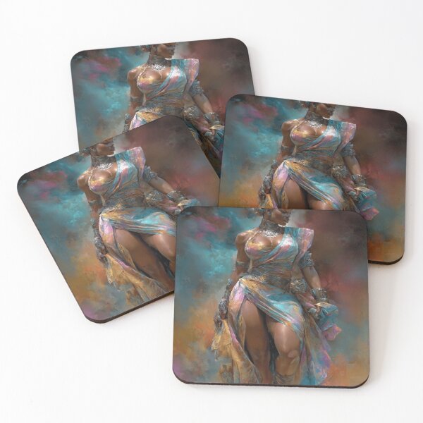 Item preview, Celestial Warriors & Painted Guardians – Afrofuturistic Angelic Art Collection designed and sold by Blackcanvas444.