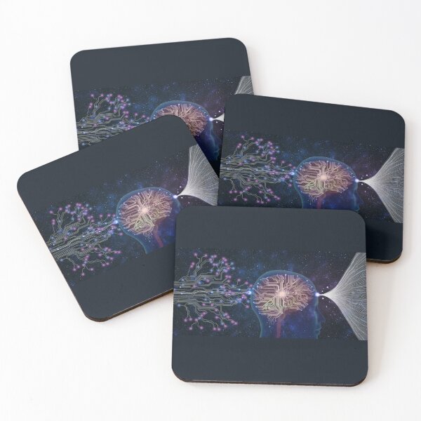 Item preview, Neural Awakening - The Fusion of Mind and Technology designed and sold by NK_designs.