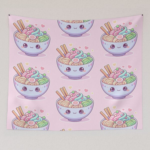 Item preview, Cute Kawaii Ramen Bowl – Adorable Anime Manga Noodle Lover Design designed and sold by Sugar Wisdom .