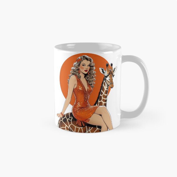 Item preview, Arte de fan de música pop, Showgirl sobre jirafa, camiseta TS 12 designed and sold by Bits & Bops Boutique.
