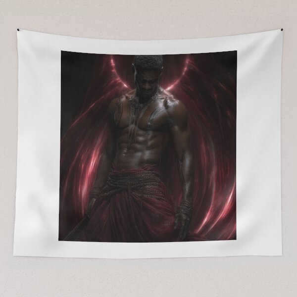 Item preview, Celestial Warriors & Painted Guardians – Afrofuturistic Angelic Art Collection designed and sold by Blackcanvas444.