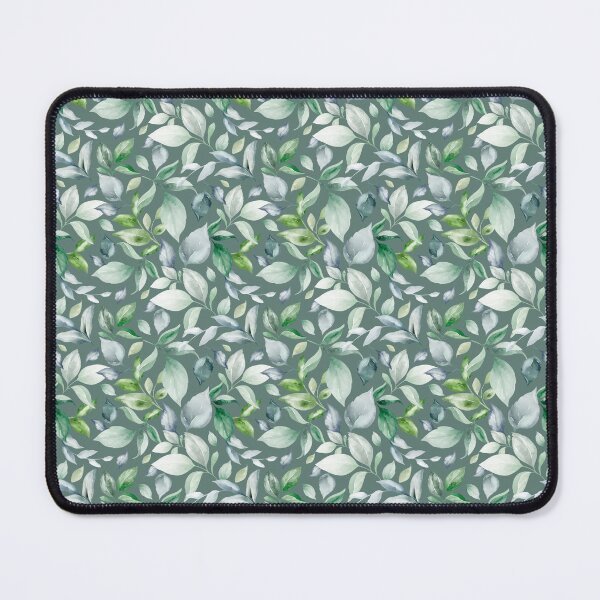 Item preview, Green and White Floral Seamless Pattern – Watercolor Botanical Design designed and sold by AlexeyevZurga.