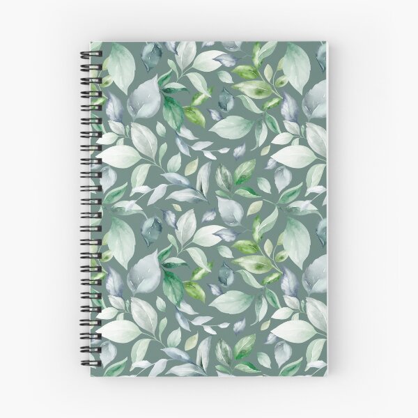 Item preview, Green and White Floral Seamless Pattern – Watercolor Botanical Design designed and sold by AlexeyevZurga.