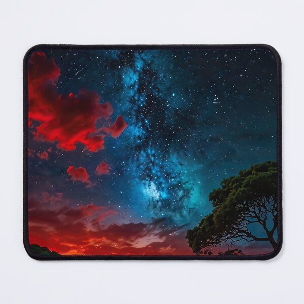 Item preview, Sunset and starry sky over the savannah designed and sold by PixelParadies.