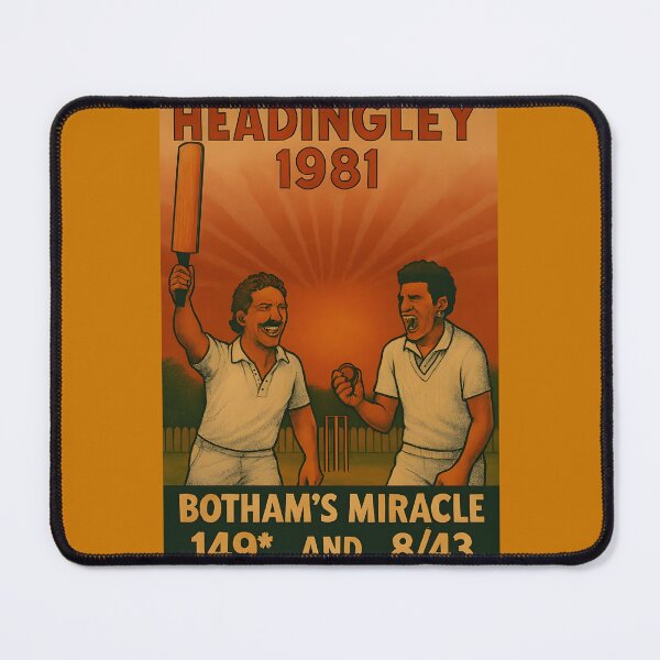 Item preview, “Botham’s Miracle – Headingley 1981” Vintage Cricket designed and sold by WhisperFrame.