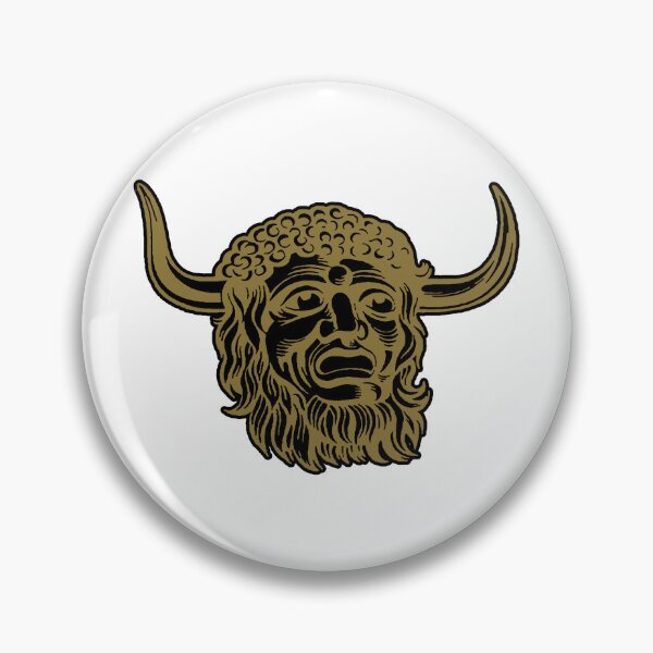 Item preview, Dorset Ooser Mask - Folklore, Myths & Legends of Britain (gold) designed and sold by Larkwort.
