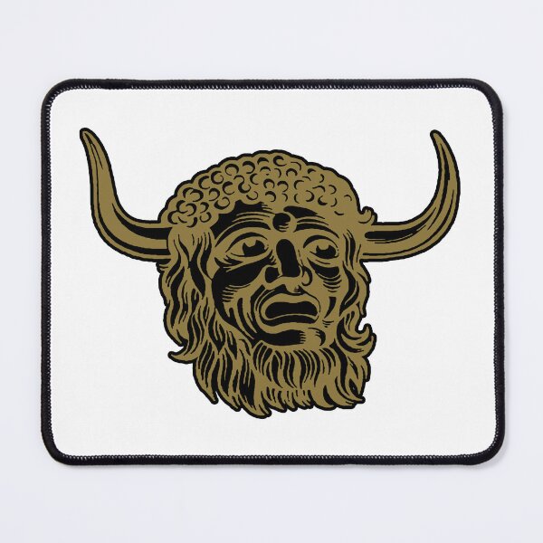 Item preview, Dorset Ooser Mask - Folklore, Myths & Legends of Britain (gold) designed and sold by Larkwort.