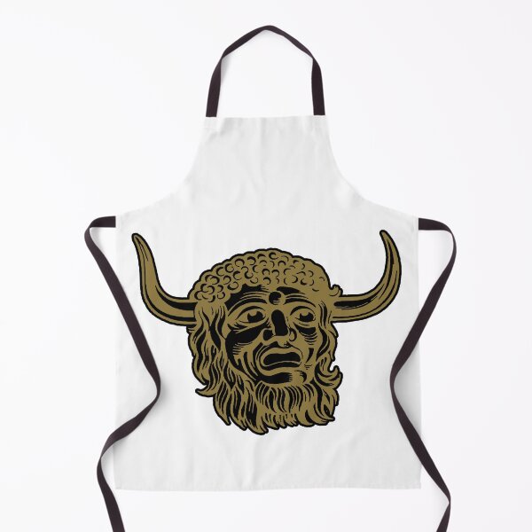 Item preview, Dorset Ooser Mask - Folklore, Myths & Legends of Britain (gold) designed and sold by Larkwort.