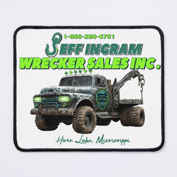 Item preview, JEFF INGRAM WRECKER SALES - GREEN MACHINE designed and sold by Pickle Wicked Designs.