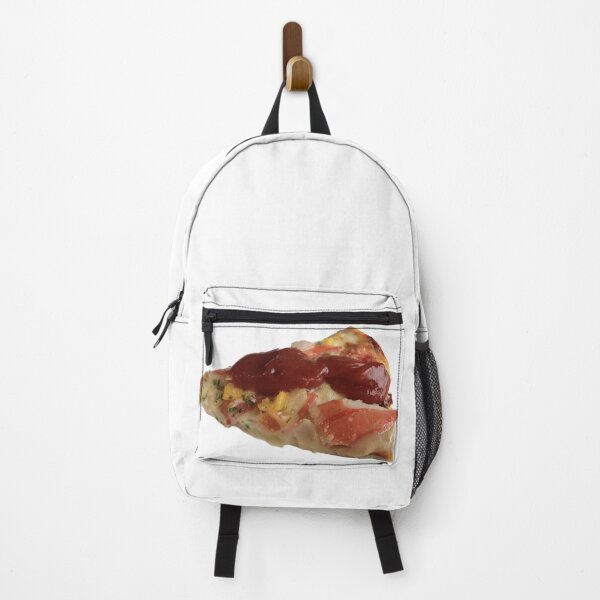 Item preview, Fusion on sliced of pizza, Delicious pizza with crab stick , ham, mozzarella tomato tomato ketchup  isolated on white background designed and sold by pipikijung.