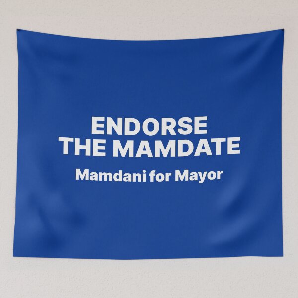 Item preview, Endorse the Mamdate - Mamdani for Mayor | NYC Mayoral Election designed and sold by ThingsOnTees.