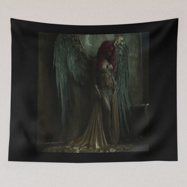 Item preview, Celestial Warriors & Painted Guardians – Afrofuturistic Angelic Art Collection designed and sold by Blackcanvas444.