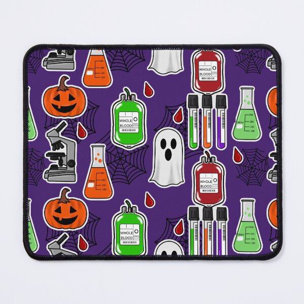 Item preview, Medical laboratory sciences Halloween pattern designed and sold by ashyssciencedesigns.