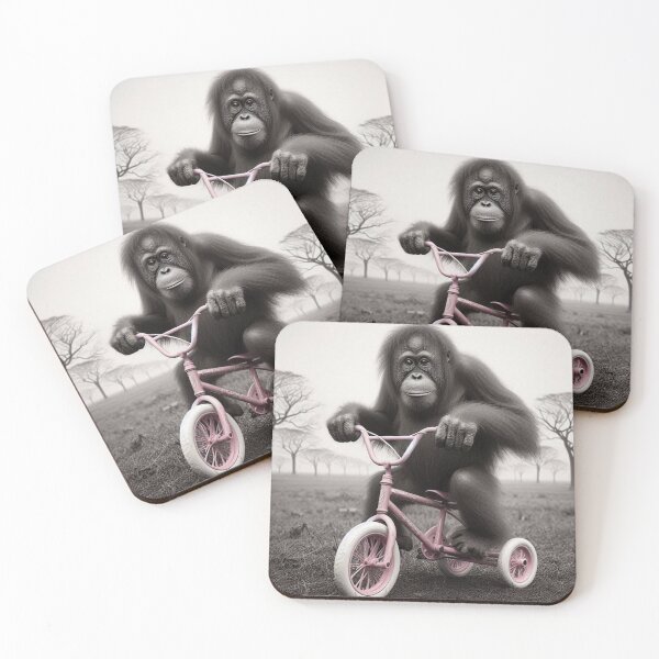 Item preview, "Wheelie Bananas: Monkey Business on Three Wheels!" designed and sold by Print Fiction.