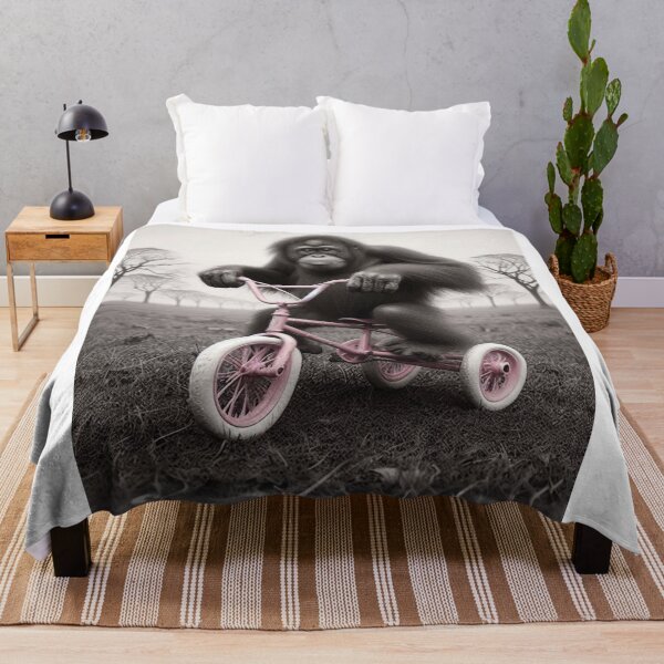 Item preview, "Wheelie Bananas: Monkey Business on Three Wheels!" designed and sold by Print Fiction.
