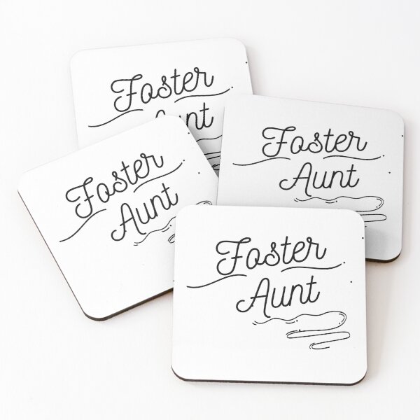 Item preview, Foster Aunt - Black Cursive Letters designed and sold by GFamilyC.