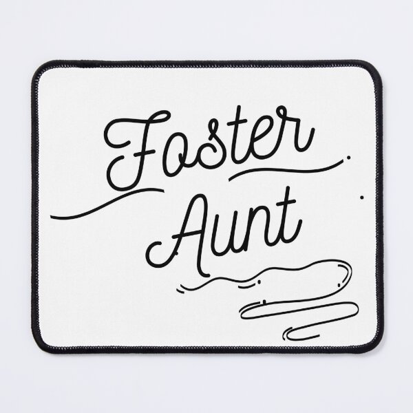 Item preview, Foster Aunt - Black Cursive Letters designed and sold by GFamilyC.