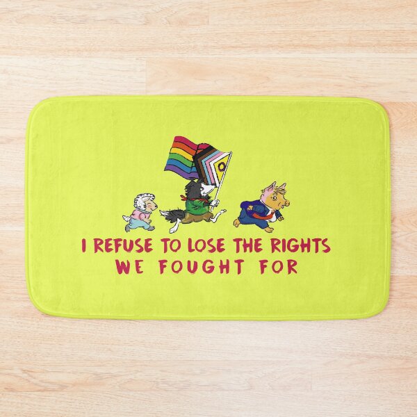 Item preview, I refuse to lose the rights we fought for (lgbt) designed and sold by remerasnerdas.