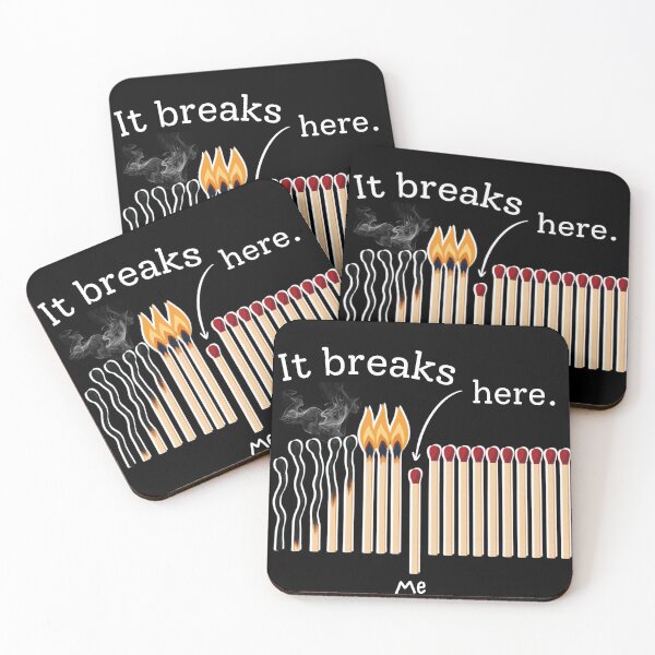 Item preview, It breaks here, it ends with me designed and sold by Faith & Joy by Lulu.
